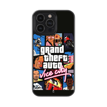 Grand Theft Auto Vice City Glossy Metal Case