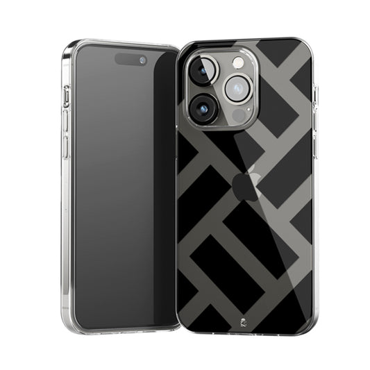 Stripe Boxes Clear Silicone Case