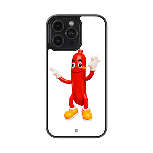 Dancing Red Banana Glossy Metal Case