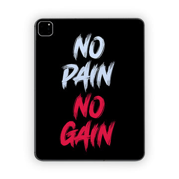 No Pain No Gain Ipad Skin