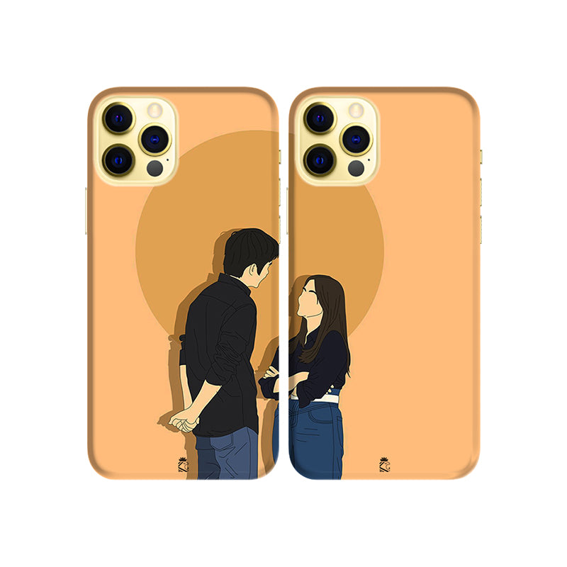 Quality Time with You Slim Hard Couple Phone Case