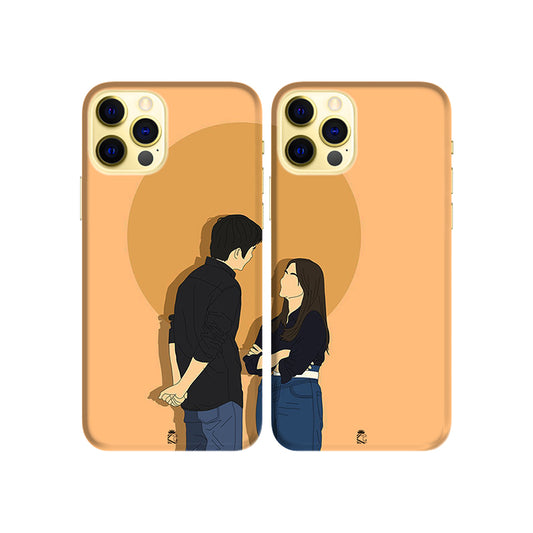 Quality Time with You Slim Hard Couple Phone Case
