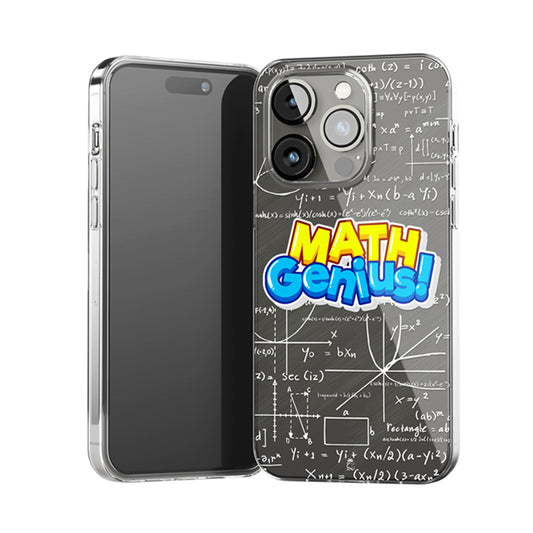 Math Genius Clear Silicone Case