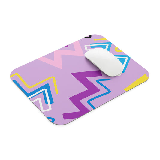Purple Doodles Mouse Pad