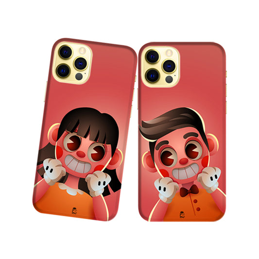 Entertainment Couple Slim Hard Couple Phone Case