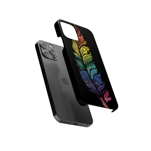 Feather Design Slim Hard Case