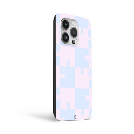 Puzzle Flexible Soft Silicone Case