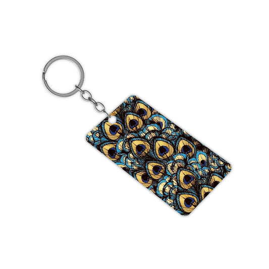 Peacock feather Keychain