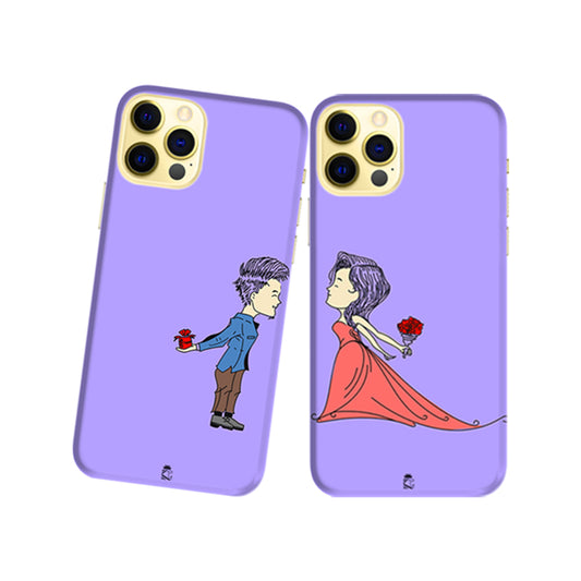 Valentines day Gift Slim Hard Couple Phone Case
