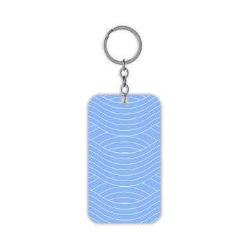 Blue Wave Keychain