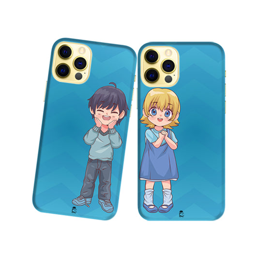 Youngest Pair Slim Hard Couple Phone Case