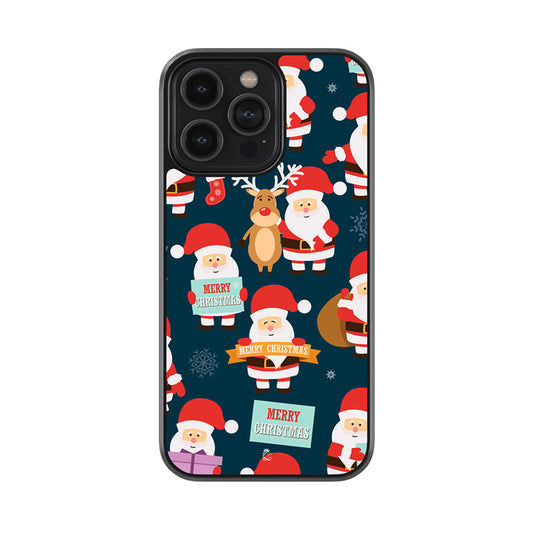 Merry Christmas Santa Glossy Metal Case