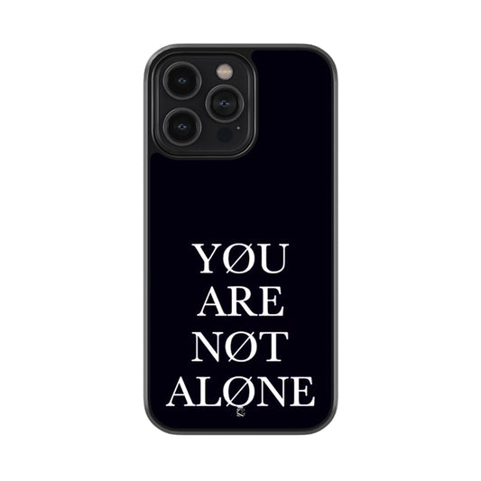 You Are Not Alone Glossy Metal Case