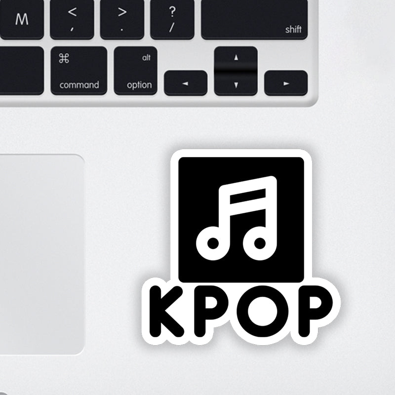K- Pop Lover Laptop Sticker