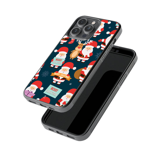 Merry Christmas Santa Glossy Metal Case