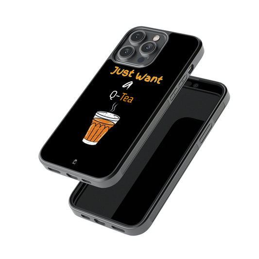 Just Want a Tea Glossy Metal Case
