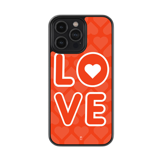 One Big Love Glossy Metal Case