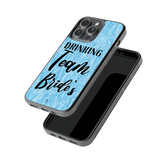 Drinking Team Brides Glossy Metal Case