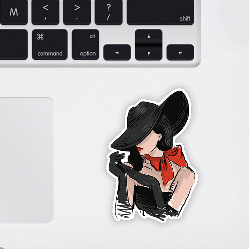 Mystic Women Laptop Sticker