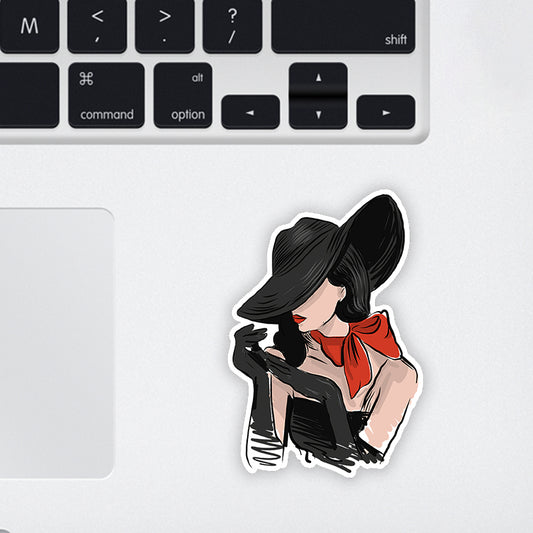 Mystic Women Laptop Sticker
