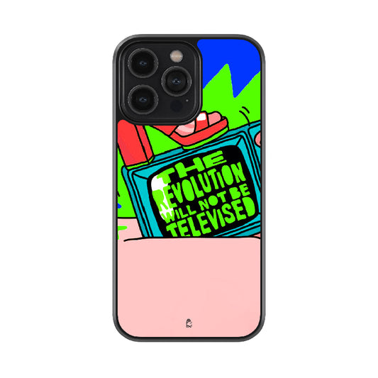 The Revolution will not be Televised glossy metal case
