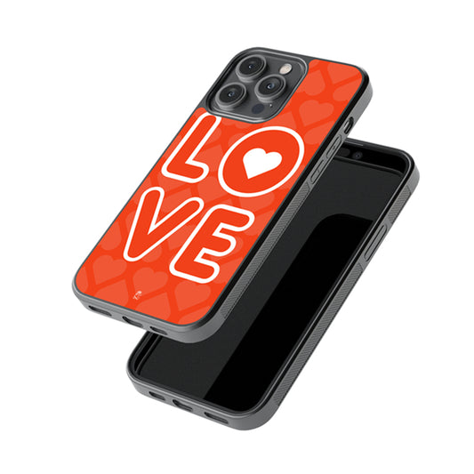 One Big Love Glossy Metal Case
