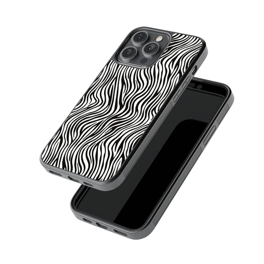 Furry Swirls Glossy Metal Case