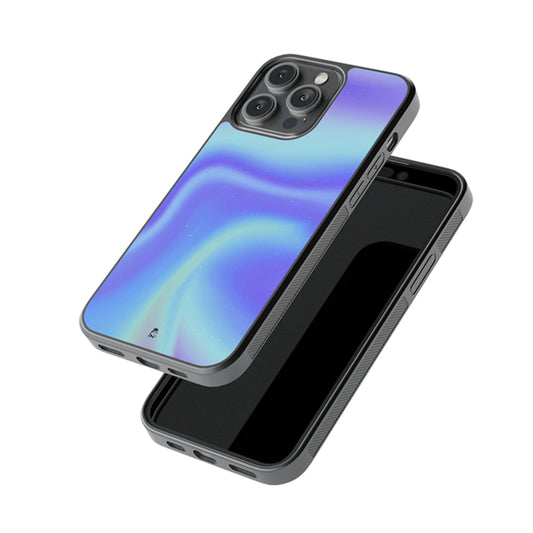 Blue Way Gradient Glossy Metal Case