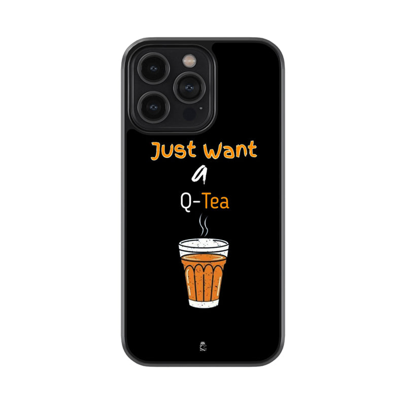 Just Want a Tea Glossy Metal Case