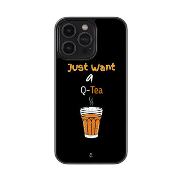 Just Want a Tea Glossy Metal Case