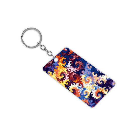 Swirl Bushes Keychain