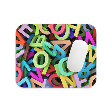 Alphabet Montain Mouse Pad
