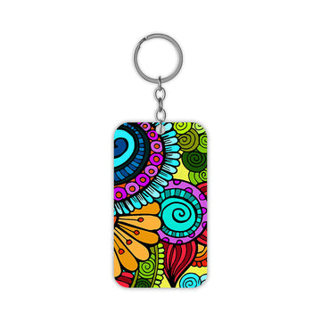 Rangoli Design Keychain