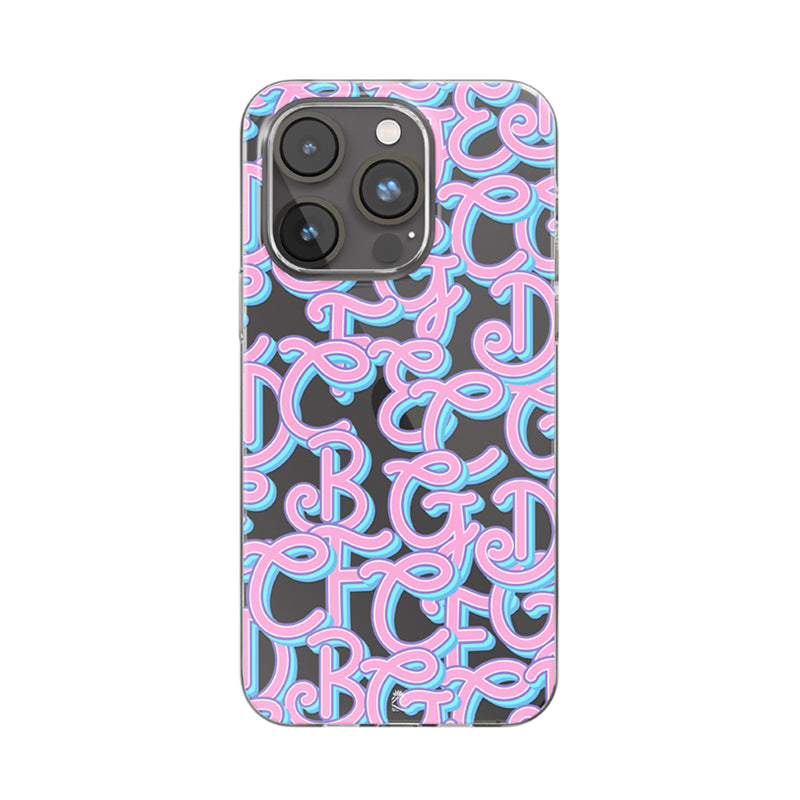 The Alphabets Clear Silicone Case