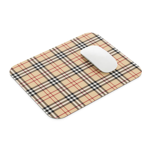 Checkered Shirt Pattern Mouse Pad