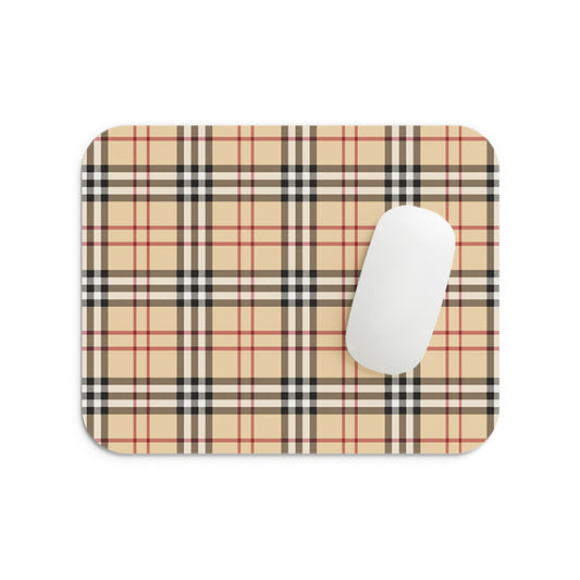 Checkered Shirt Pattern Mouse Pad