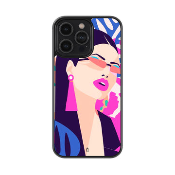 Pop Art Boss Lady Glossy Metal Case