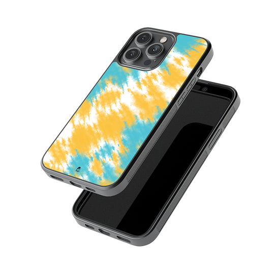 Hazel Tone Tie & Dye Glossy Metal Case