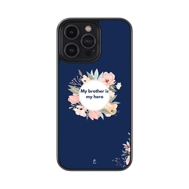 My Brother is my Hero Glossy Metal Case