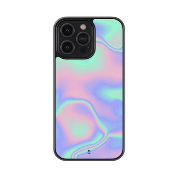 Rainbow Gradient Glossy Metal Case