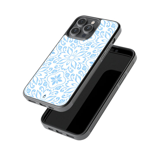 Turkish Sky Blossom Glossy Metal Case