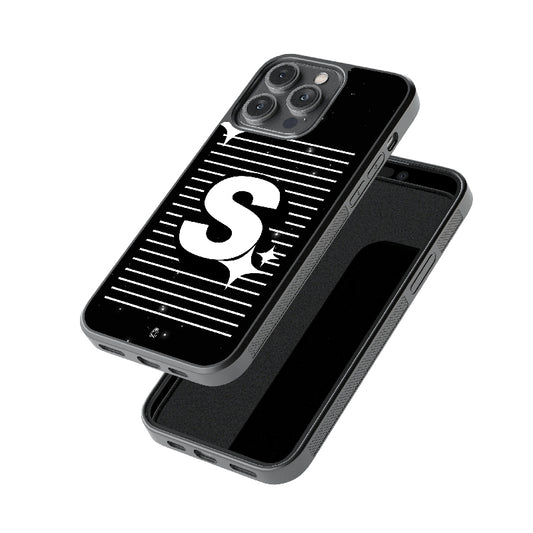 Alphabet - S Glossy Metal Case