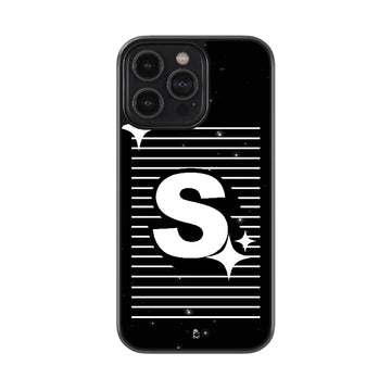 Alphabet - S Glossy Metal Case