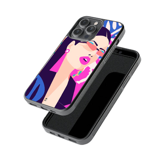Pop Art Boss Lady Glossy Metal Case