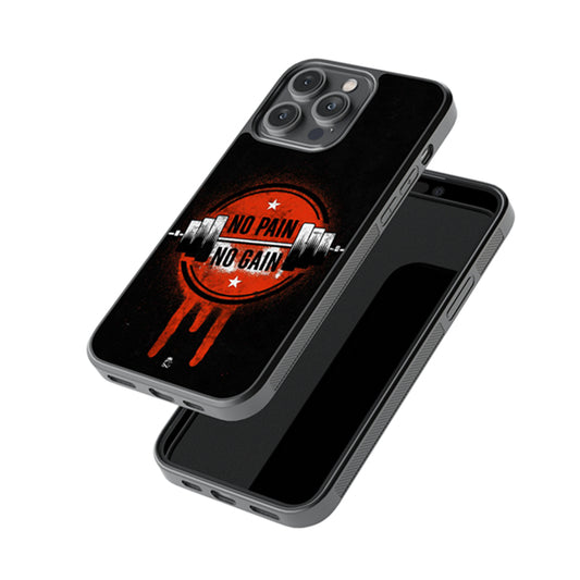 No Pain No Gain Glossy Metal Case