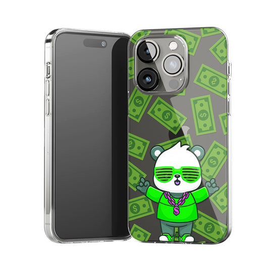 Richie Rich Panda Clear Silicone Case