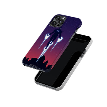 Iron man Shilloeute Slim Hard Case