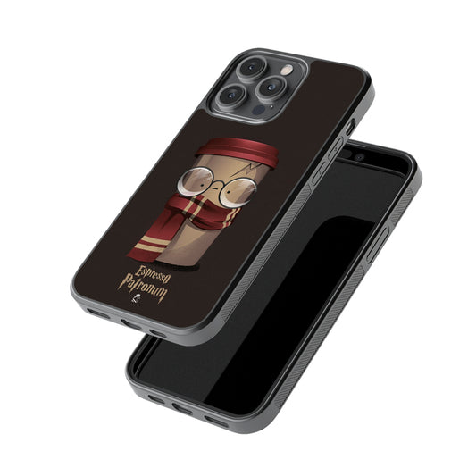 Funny Espresso patronum Glossy Metal Case