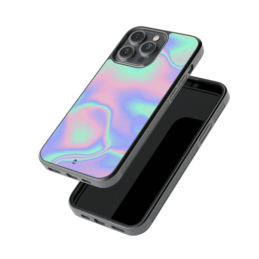 Rainbow Gradient Glossy Metal Case