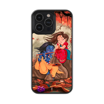 Krishna and Radha Glossy Metal Case